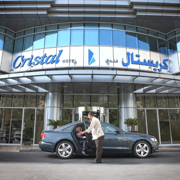 outside of cristal hotel