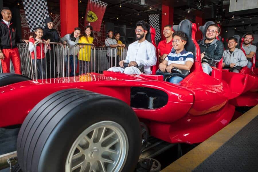 ferrari world family holiday in abu dhabi