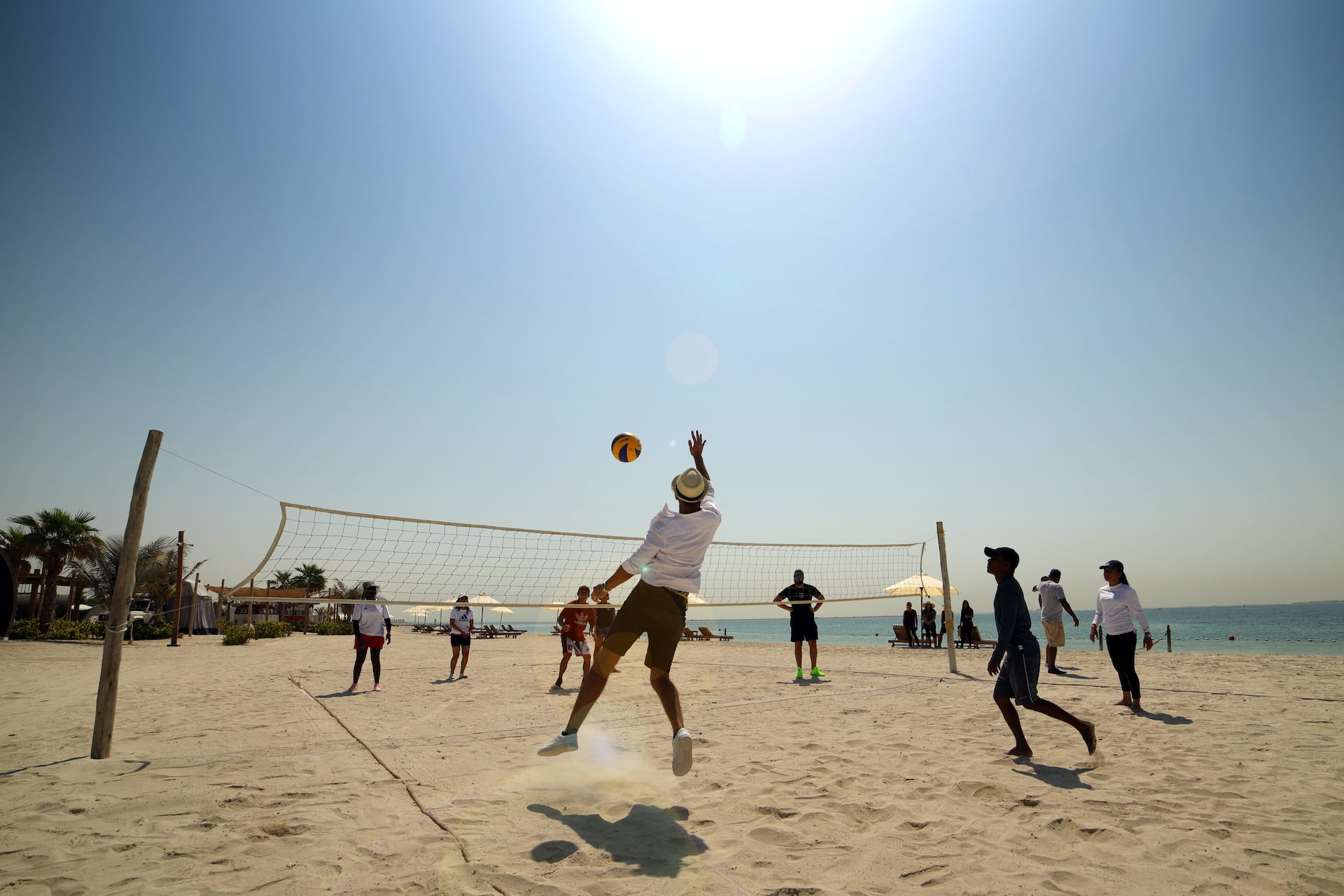 beach holiday sports abu dhabi