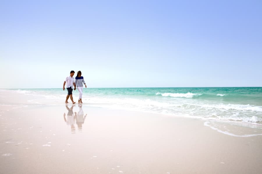 Abu Dhabi beach holiday