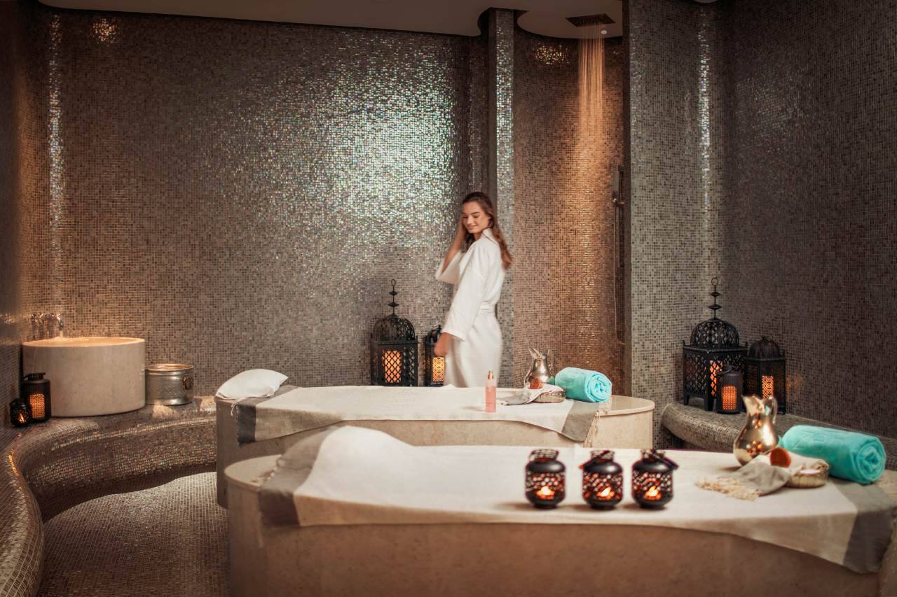 woman in a luxurious spa