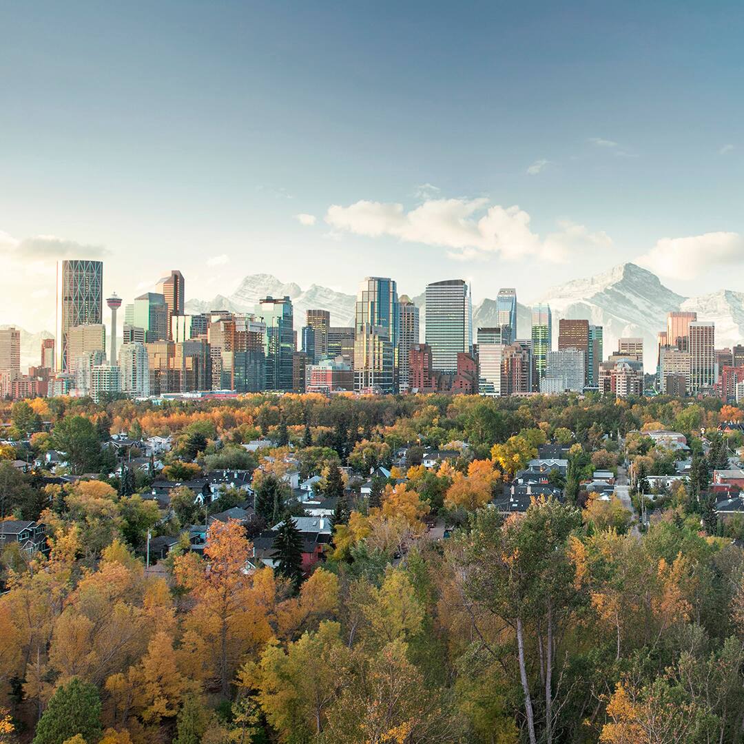 Skyline of downtown Calgary, Alberta, Canada
