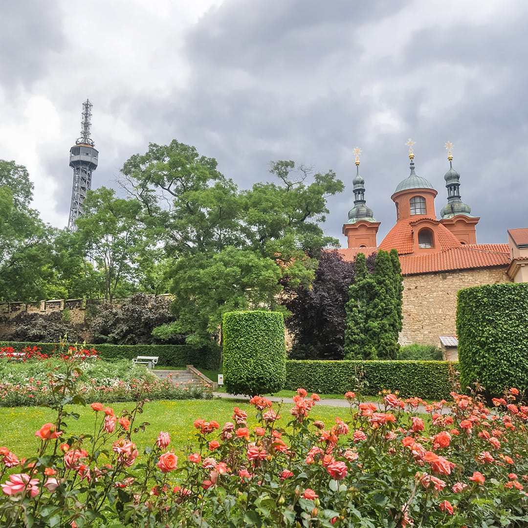 Petřín is a hill in the center of Prague, Czech Republic.