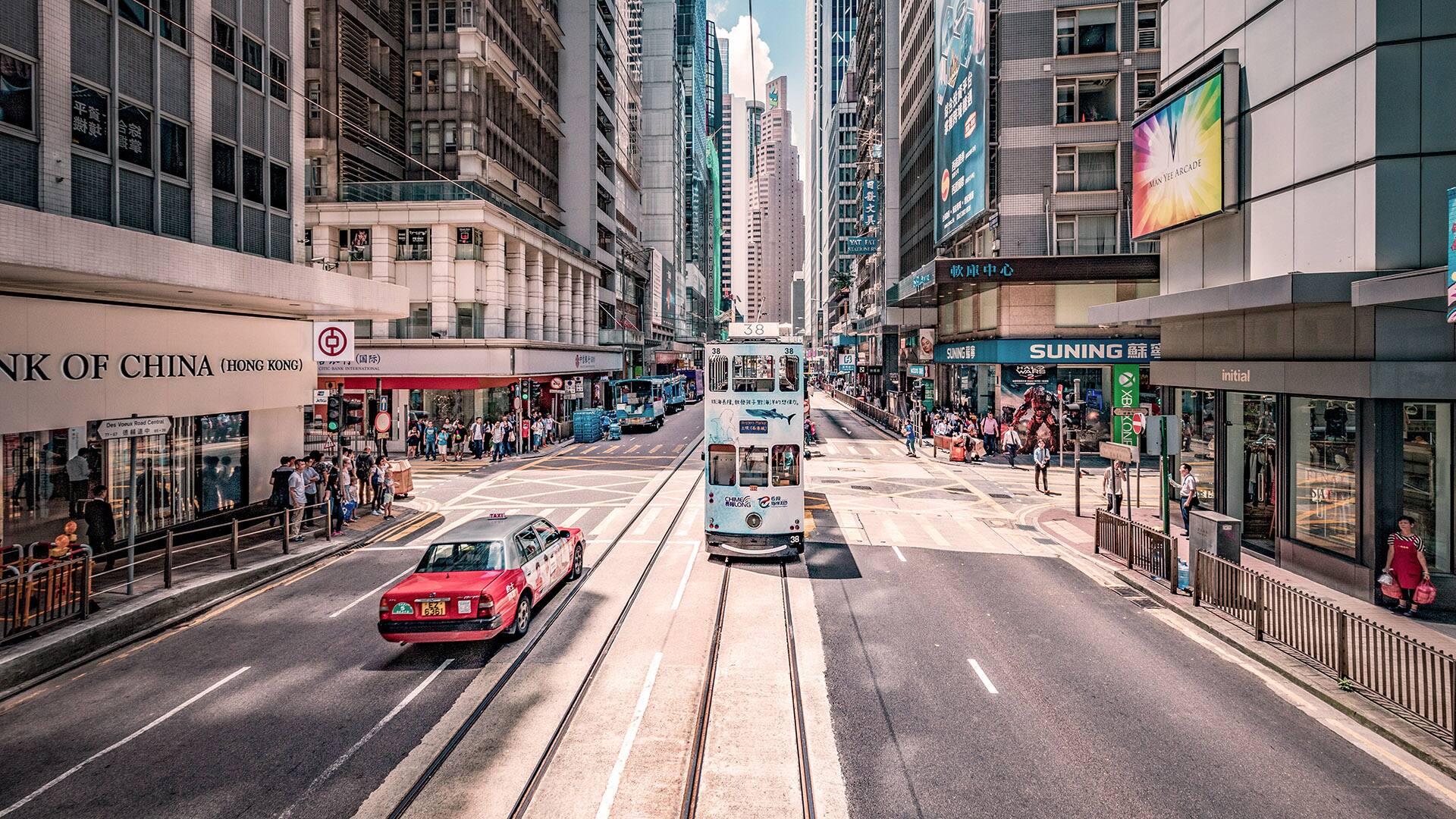 Hong Kong traffic - Causeway Bay