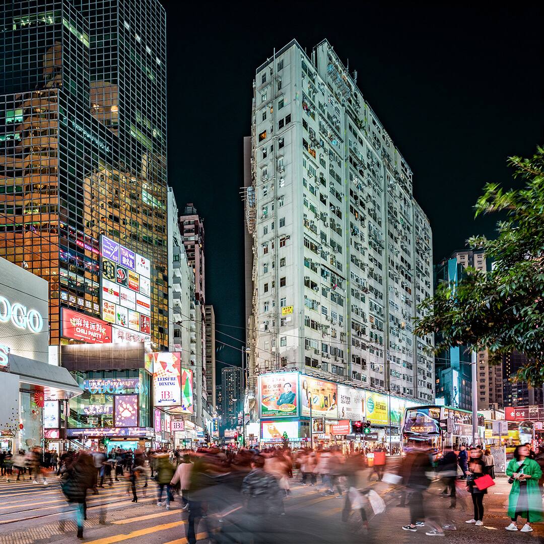 Hong Kong Causeway Bay shopping district