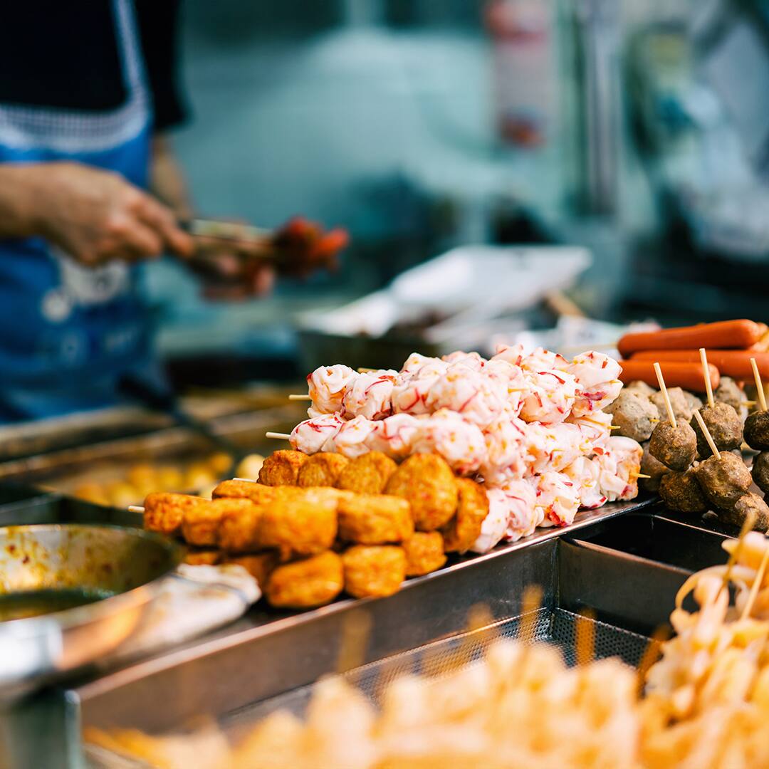 Street food in Hong Kong