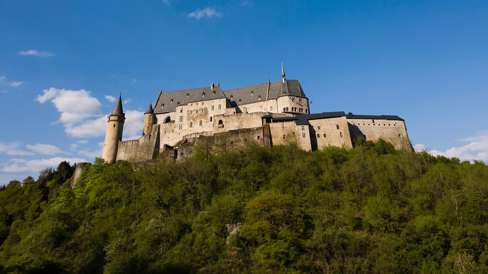 Luxembourg, Vianden, Vianden Chateau (b. 15th c.)