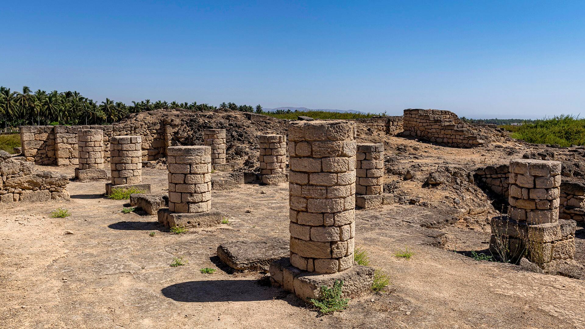 Unesco site Al-Baleed Archaeological Park frankincense trade port, Salalah, Oman