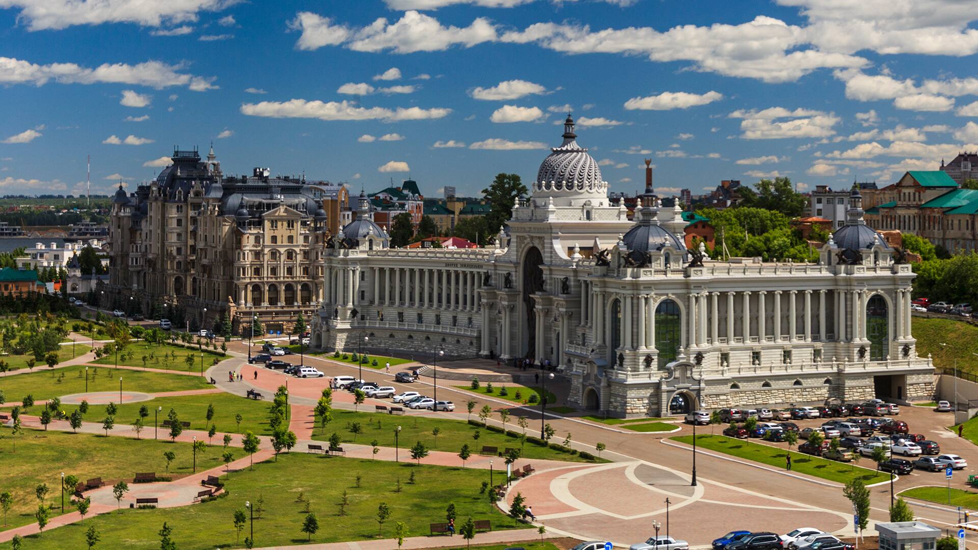 Building of the agriculture ministry in Kazan. Russia