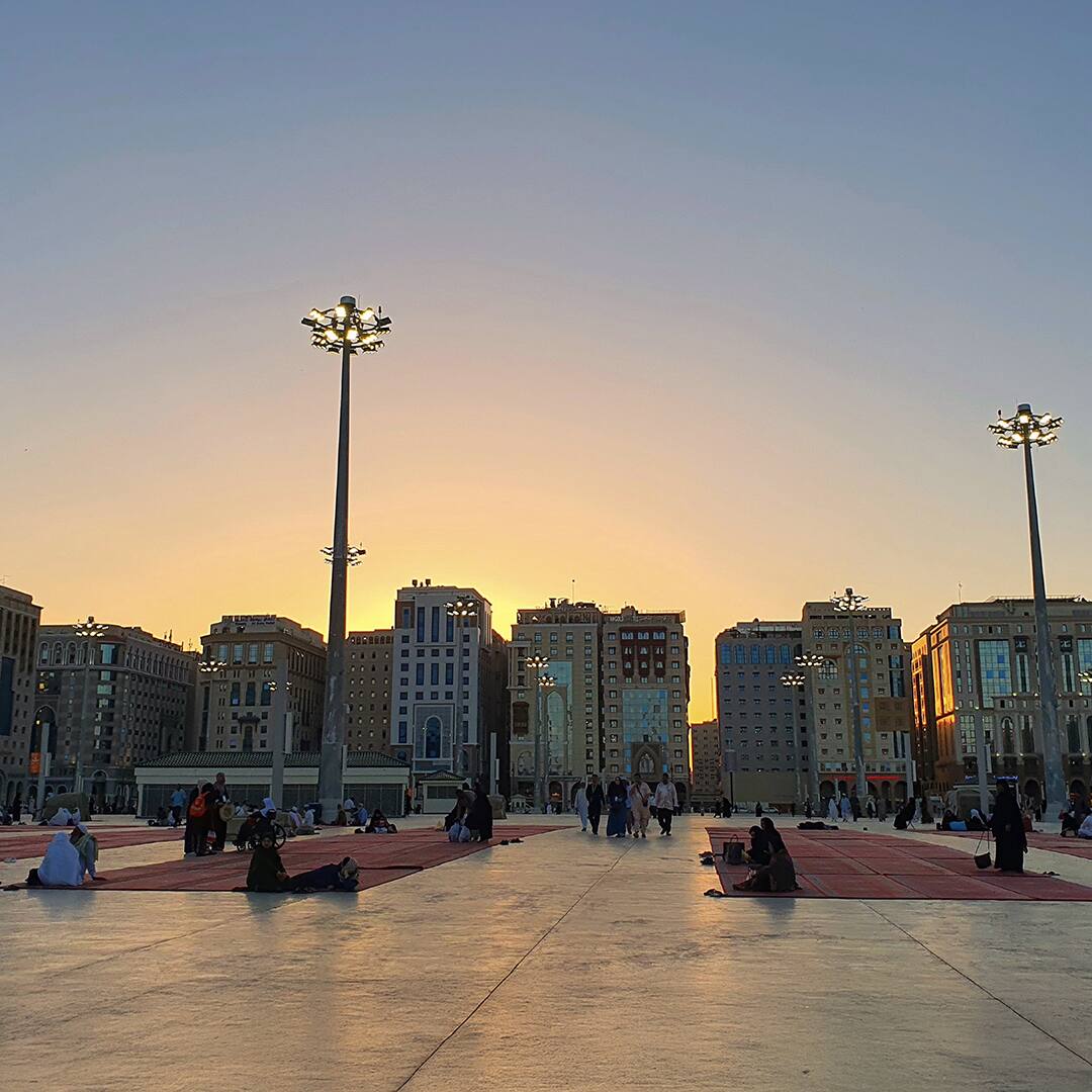 Sunset time at Medina City