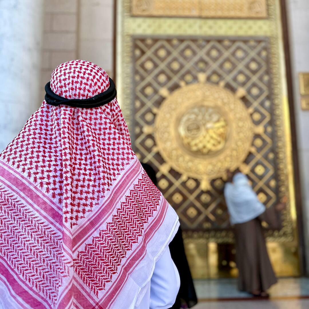 Holy shrine of prophet Mohammad and masjid Al nabi, Medina, Saudi Arabia