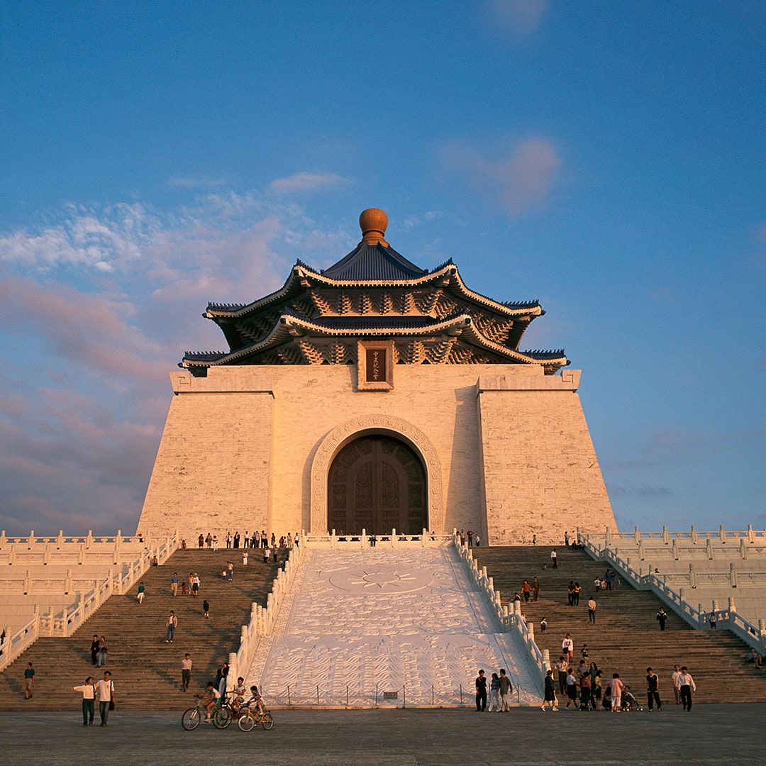 Majestic Multi-Tiered Waterfall at Shifen Waterfall, New Taipei, Taiwan