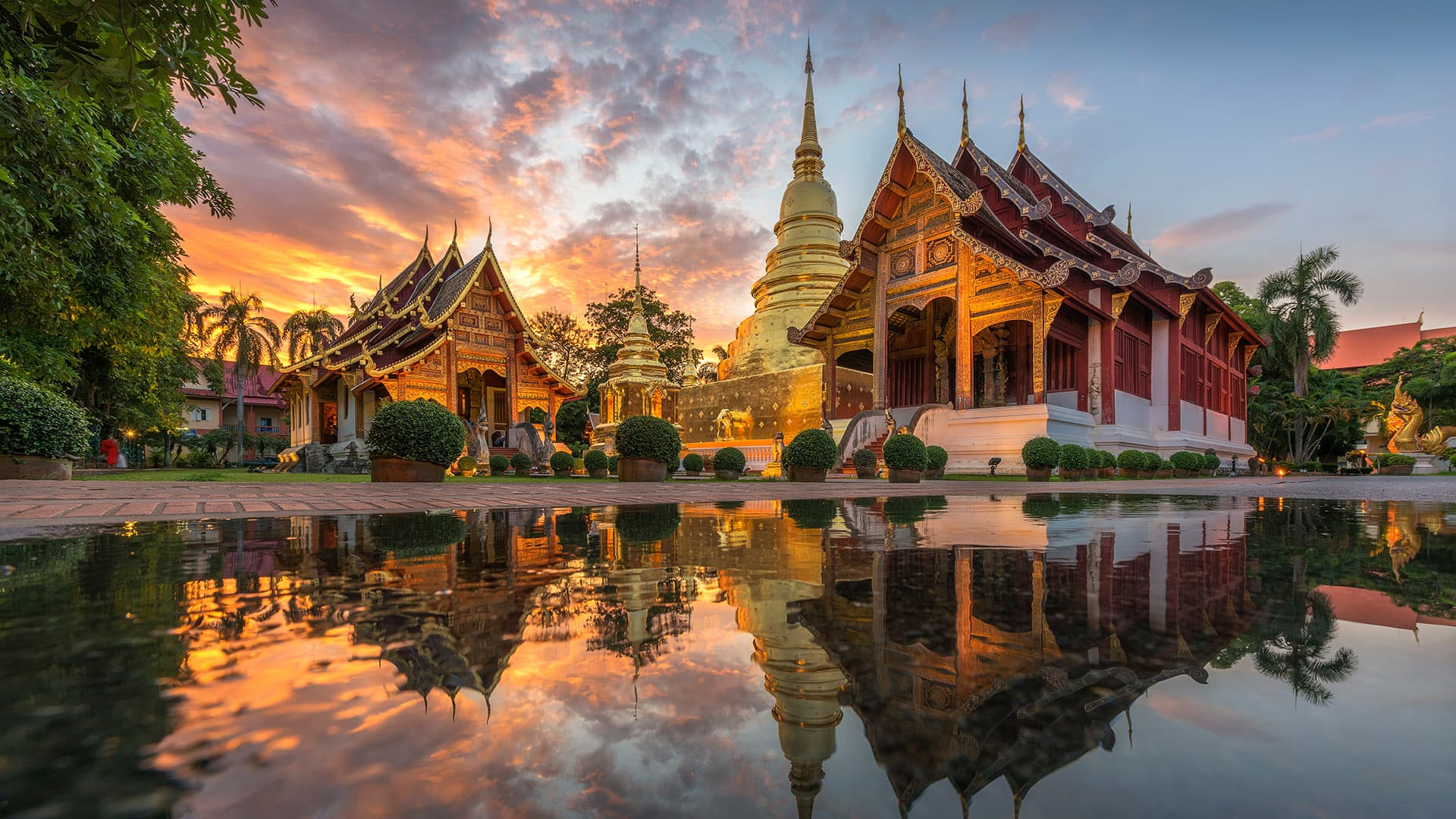 Phra Singh Waramahavihan Temple of Thailand
