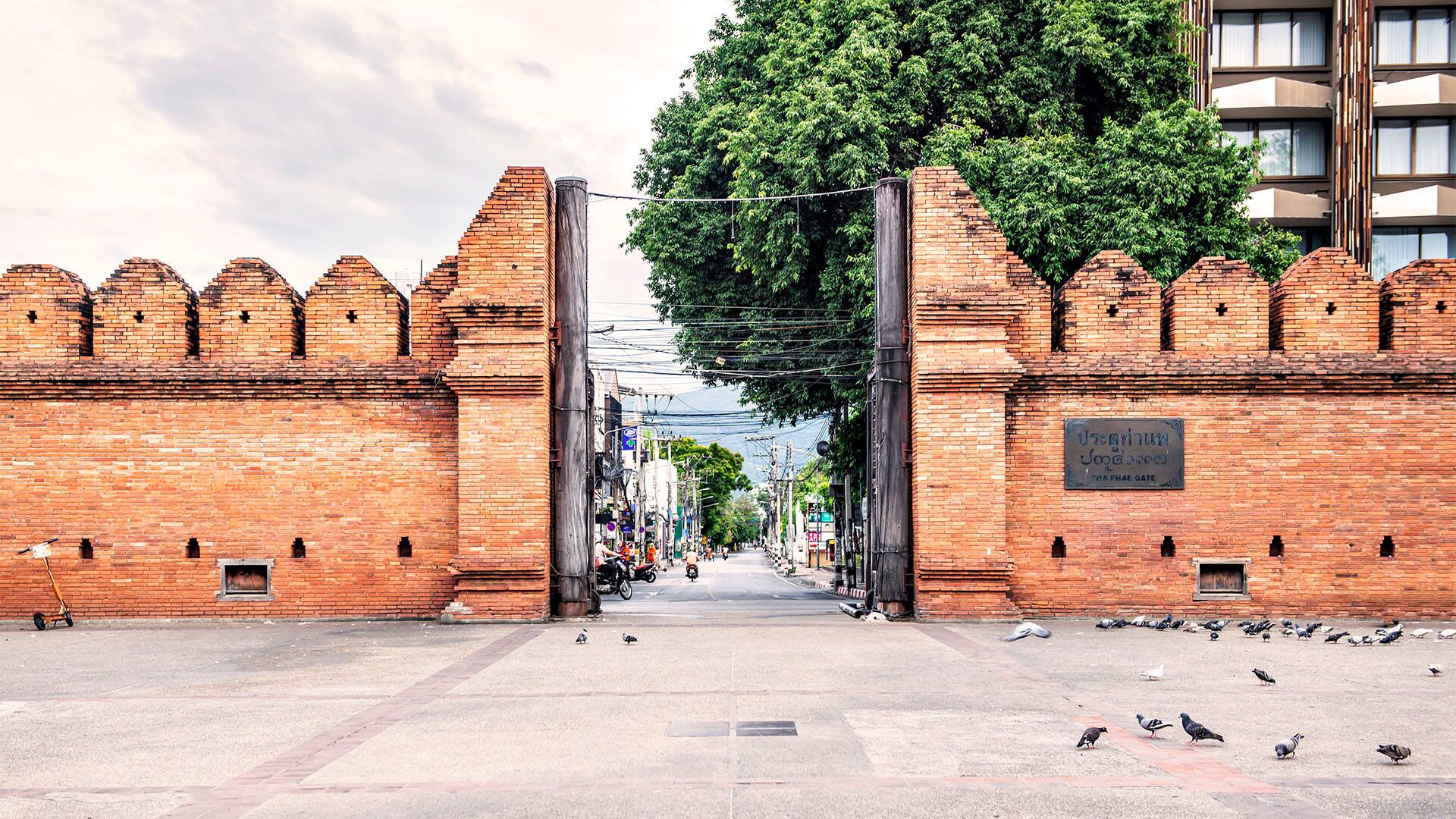 Great Historical Wreckage Wall of Chiangmai