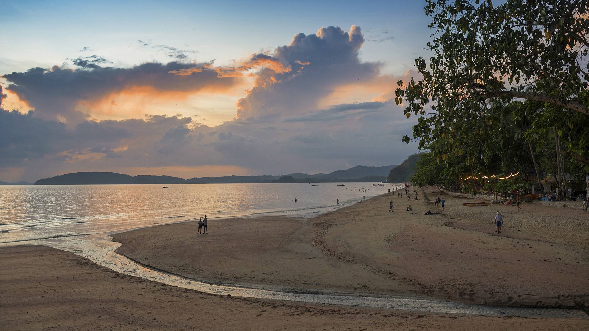 Ao Nang Beach, sunset, Ao Nang, Krabi, Thailand