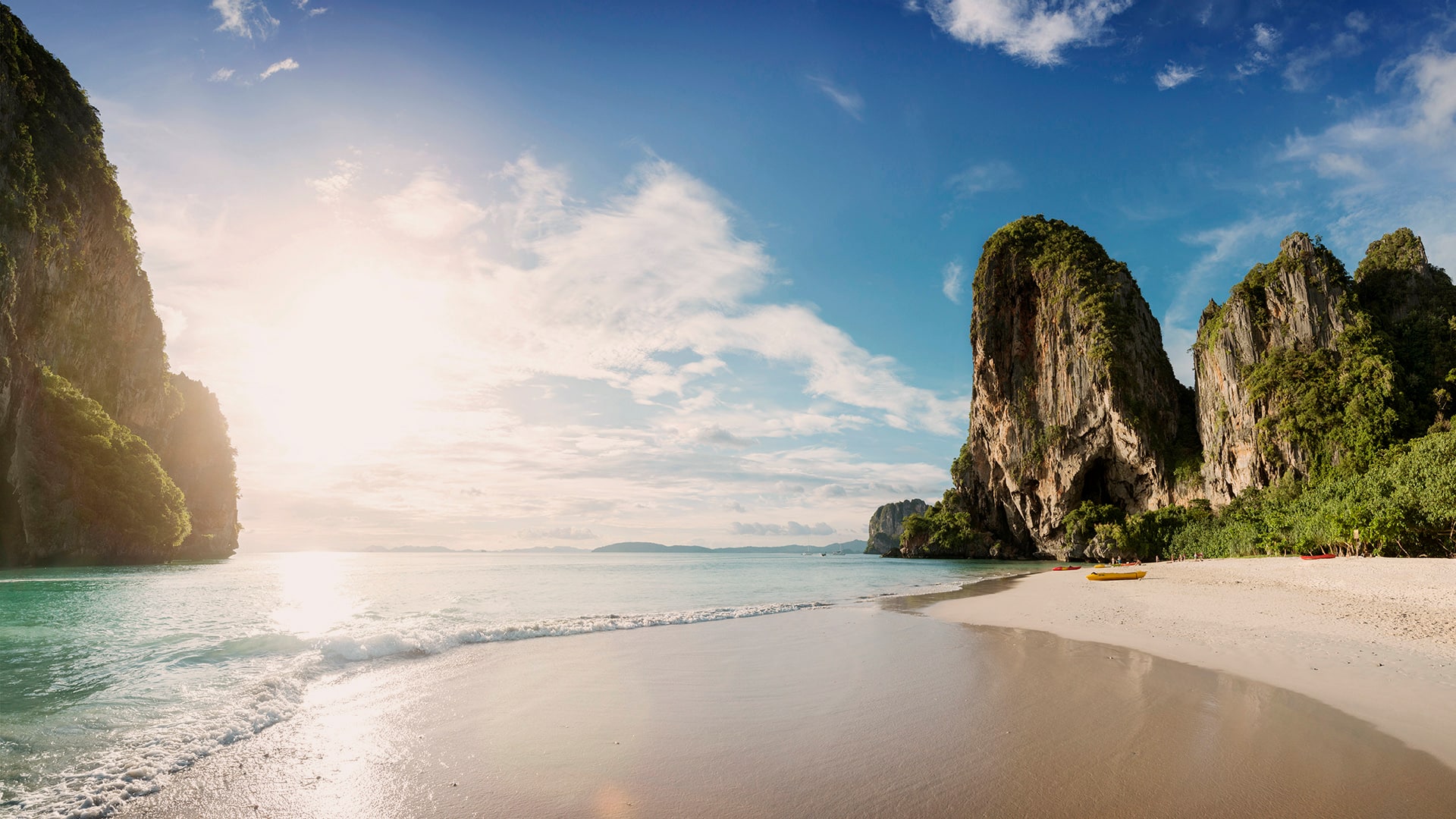 Typical long tail boat in Island of Thailand