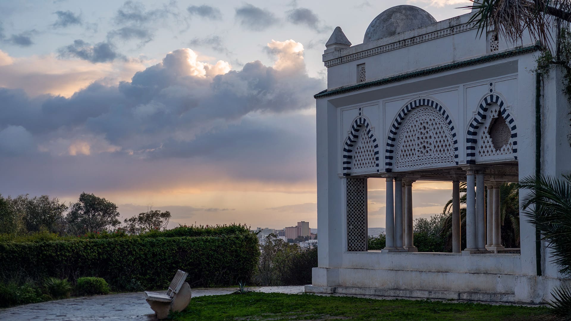 Koubba in the Belvedere park in Tunis