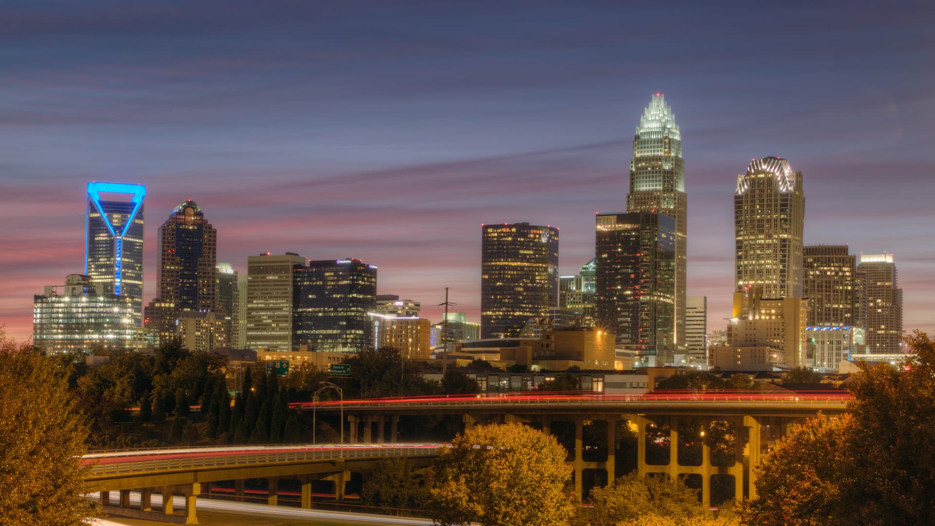 Downtown Charlotte, North Carolina Skyline