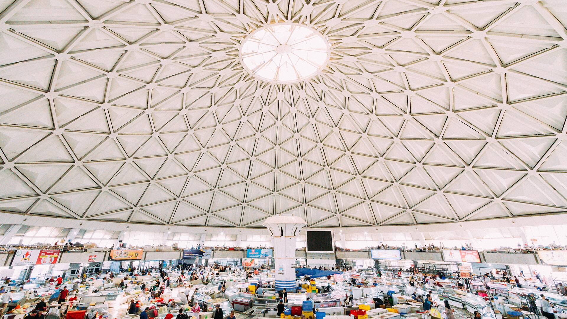 Chorsu Bazaar is Tashkent's biggest market