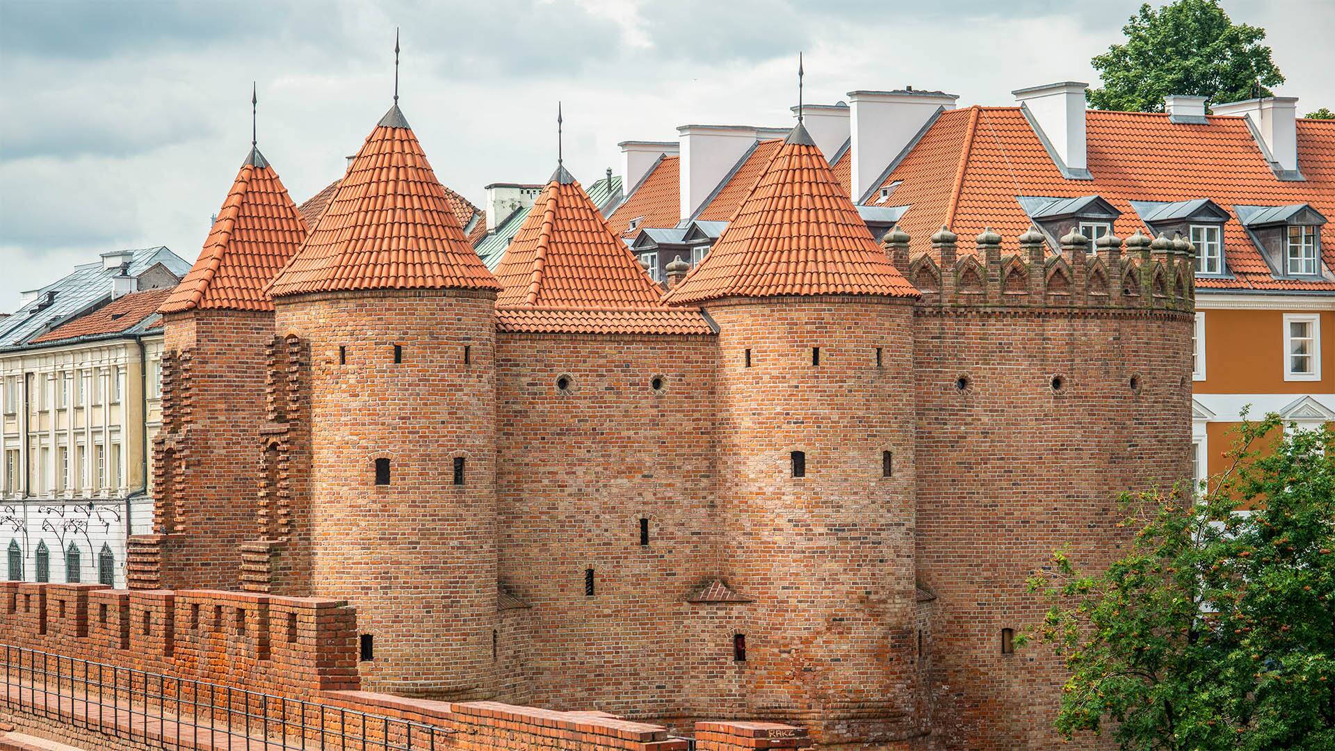 The Warsaw Barbican building in Warsaw, Poland