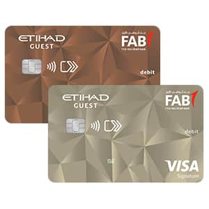 FAB Etihad Guest debit cards
