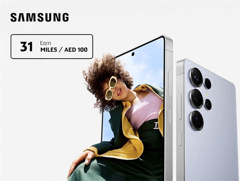 Earn and redeem miles with Samsung