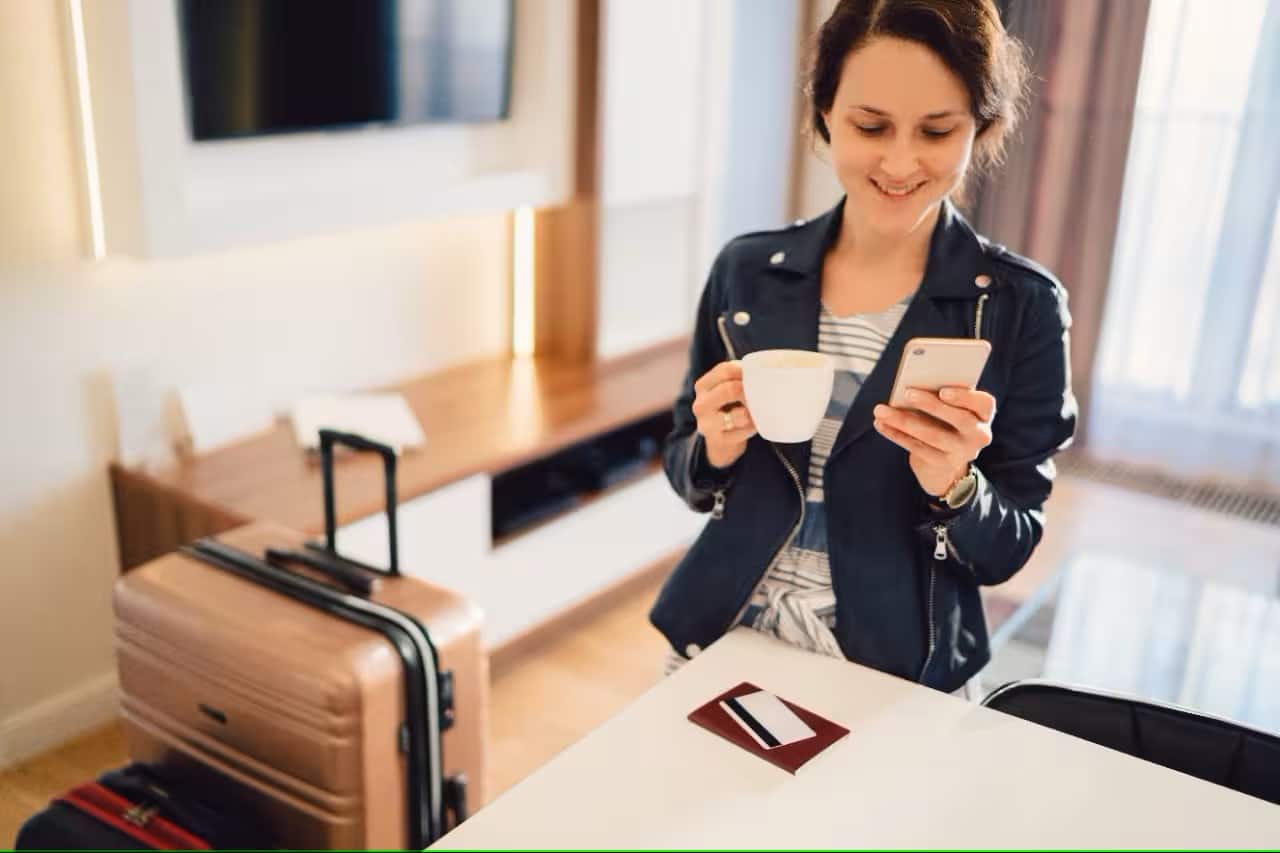 Online inchecken voorzieningen voor inchecken in de stad en thuis