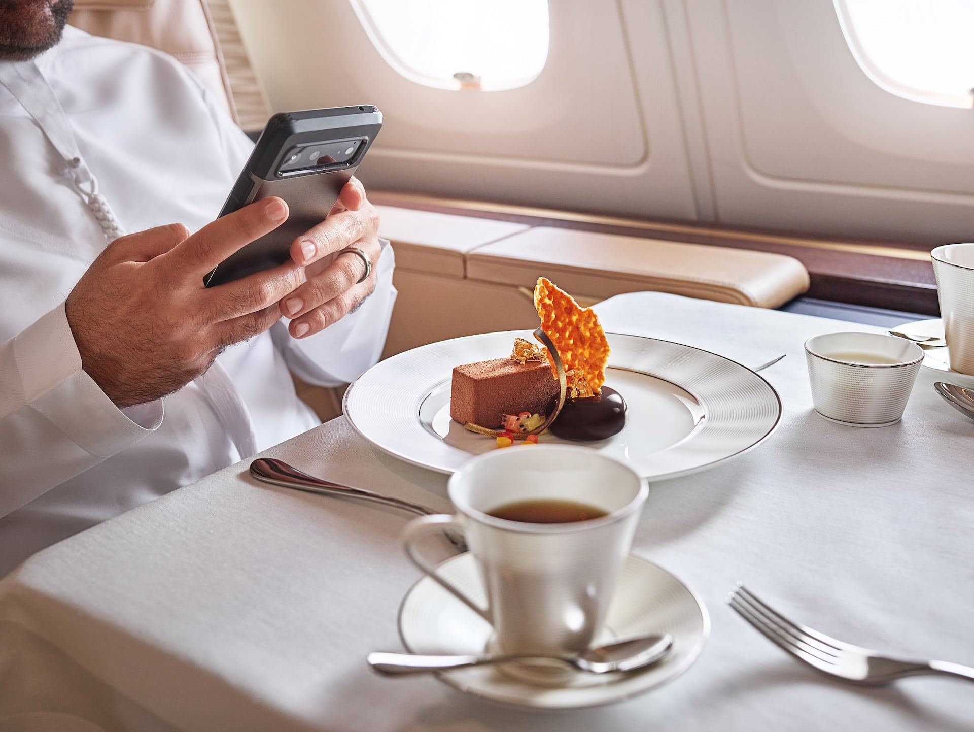 Stay connected in the sky for free