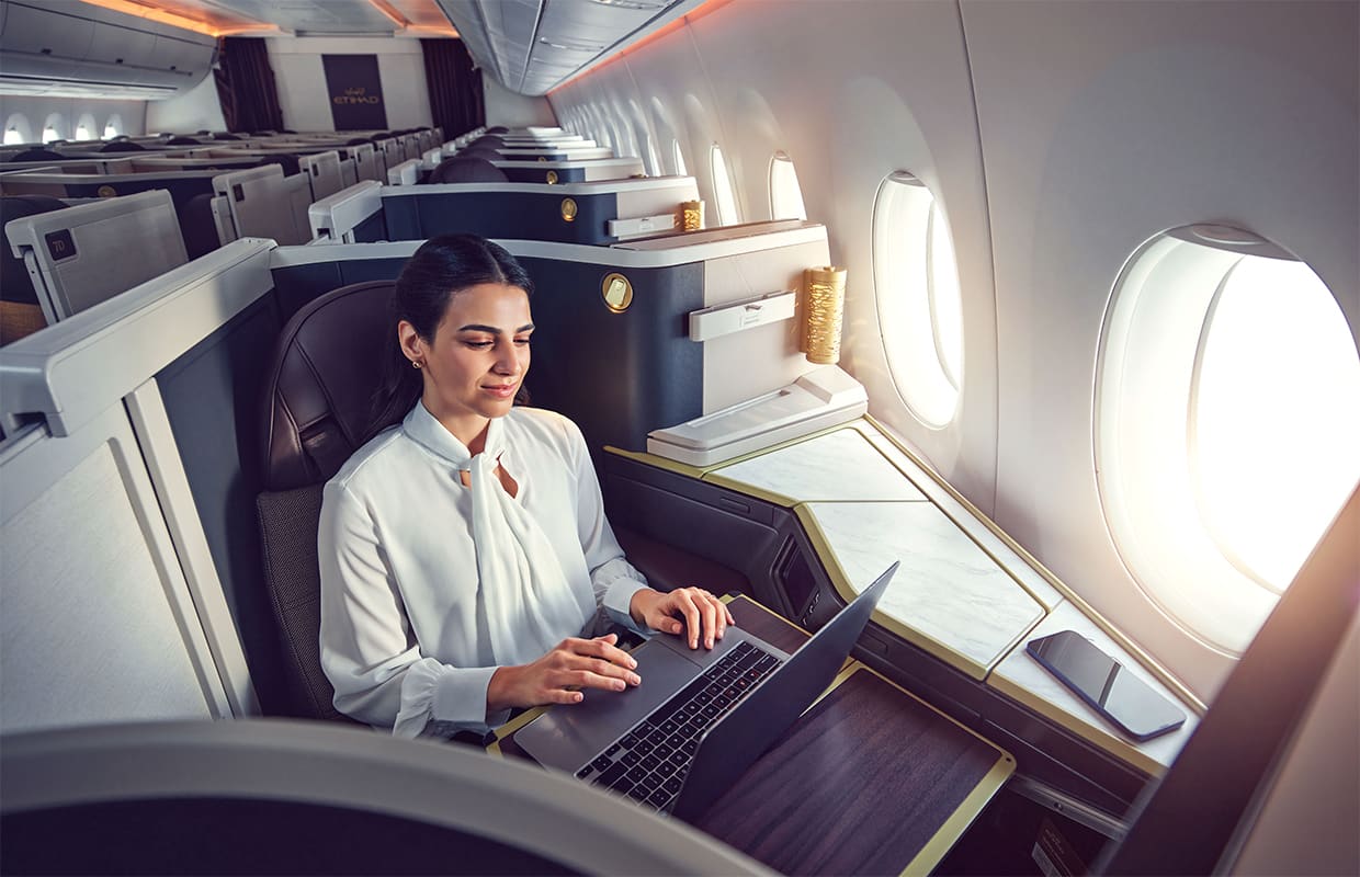 Airbus A350 – Explore suítes Business e destinos | Etihad Airways