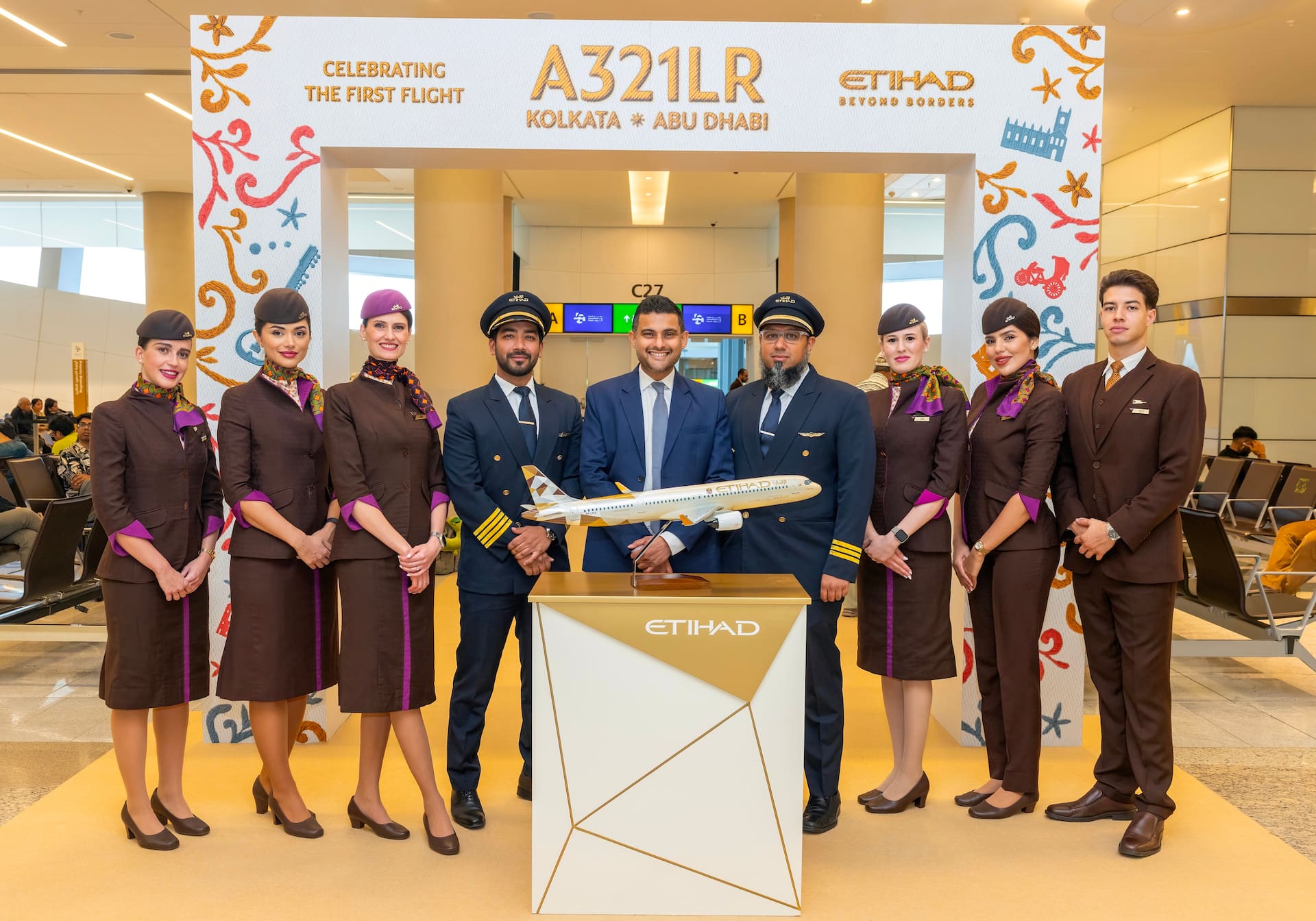 Etihad Airways’ New A321LR Makes India Debut on Inaugural Flight to Kolkata