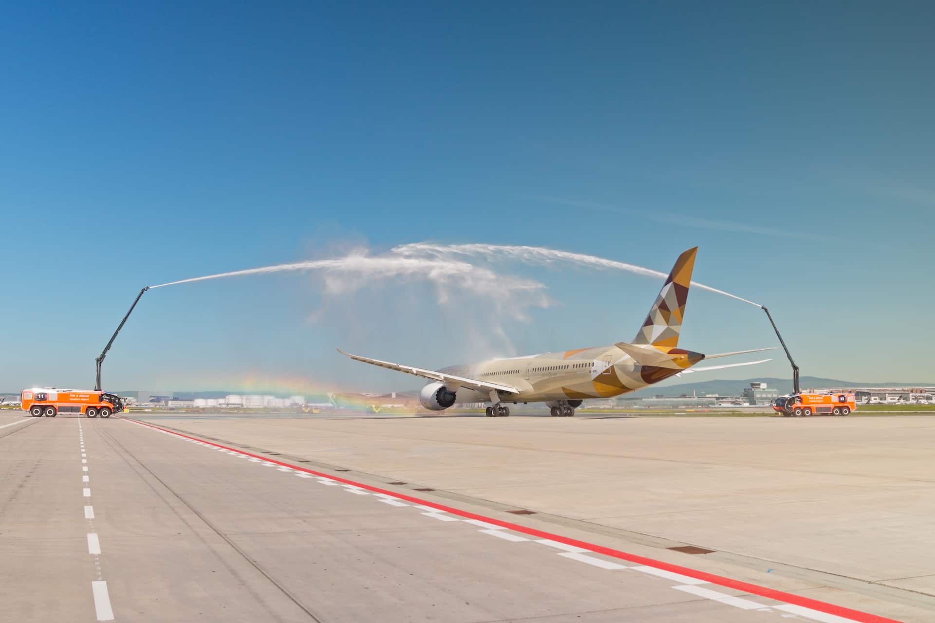 Cleared for take-off: Etihad Airways becomes first airline to depart from Frankfurt's new Terminal 3