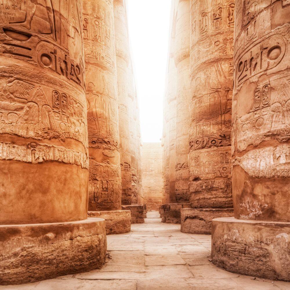 great hypostyle hall precinct of amun egypt 