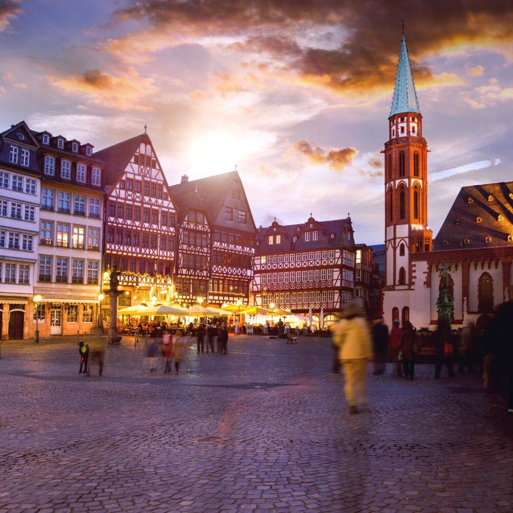 frankfurt in night