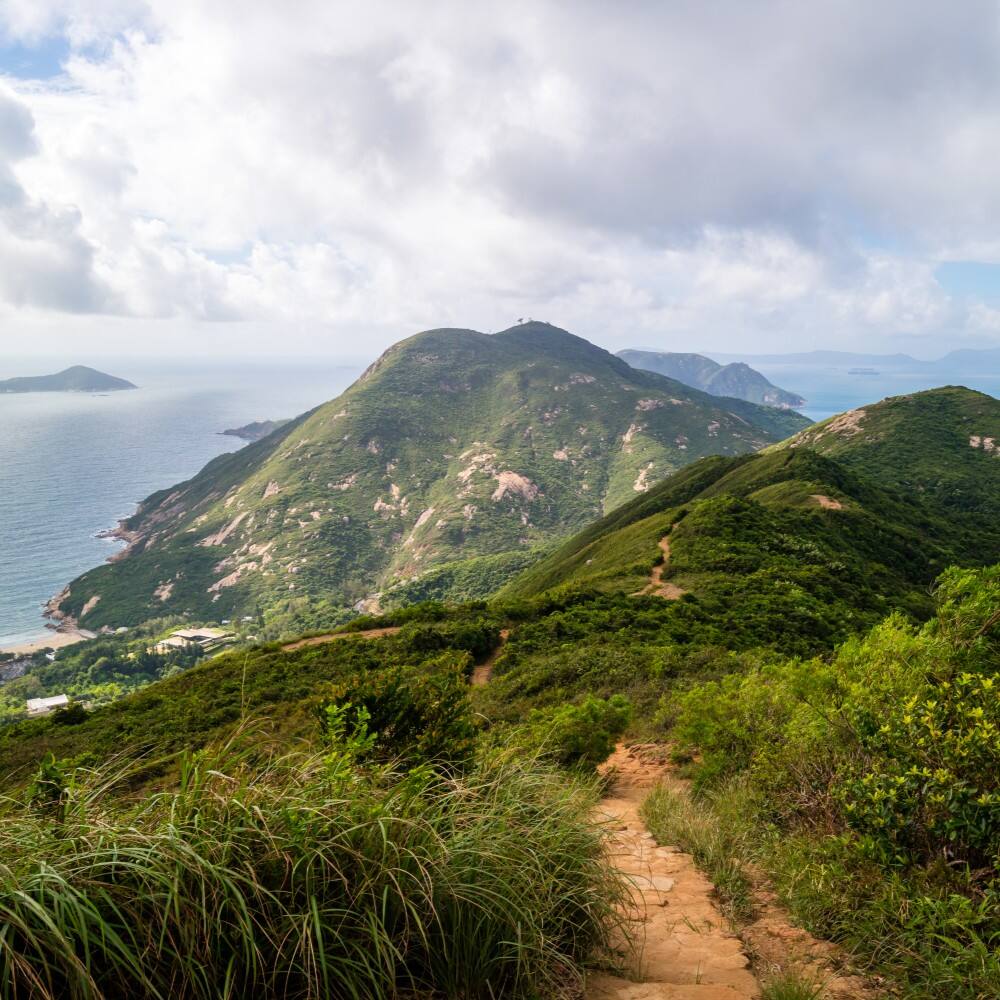 dragons back mountain trail in hong kong