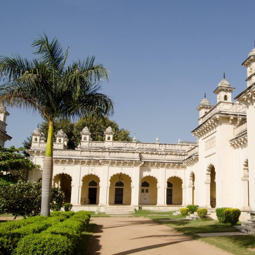 the northern courtyard of the chowmahalla palace