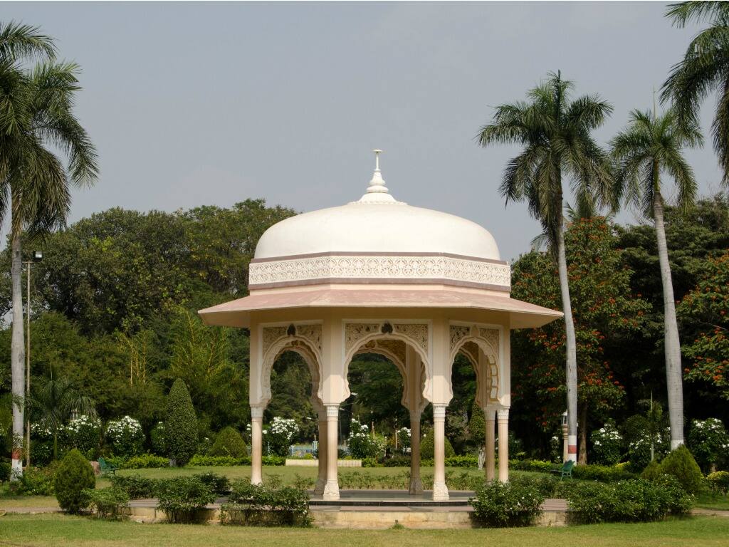 view of national park in hyderabad india
