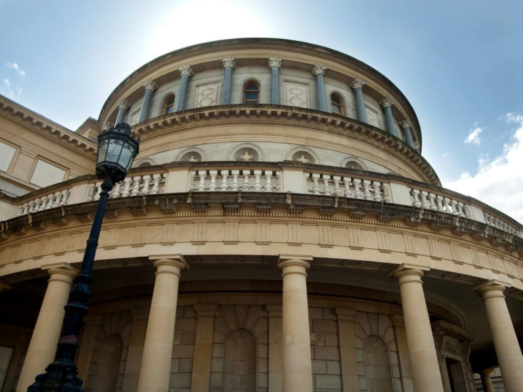 up shot of national museum of ireland