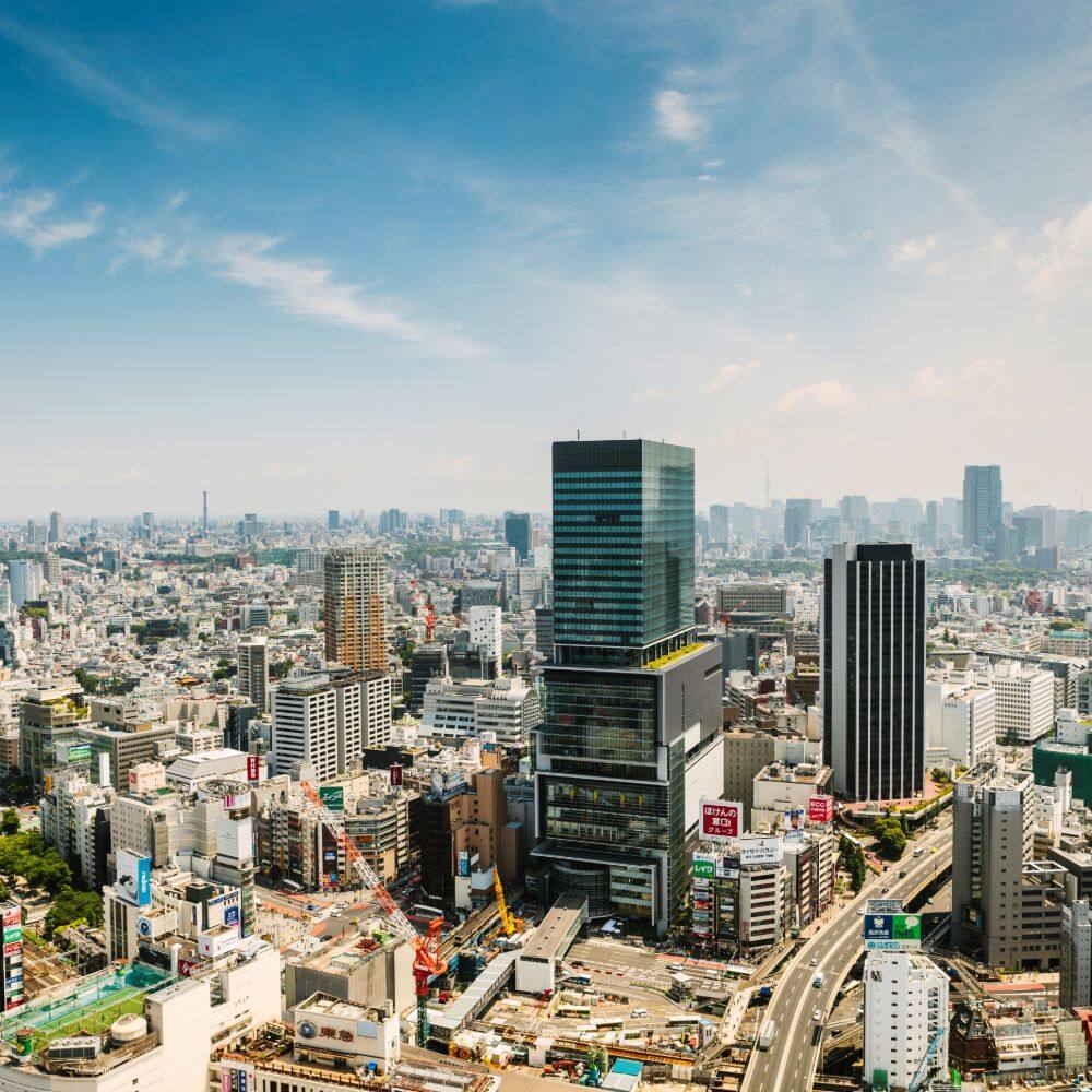 tokyo skyline daytime