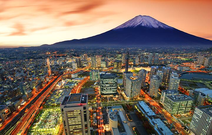 The cities of japan