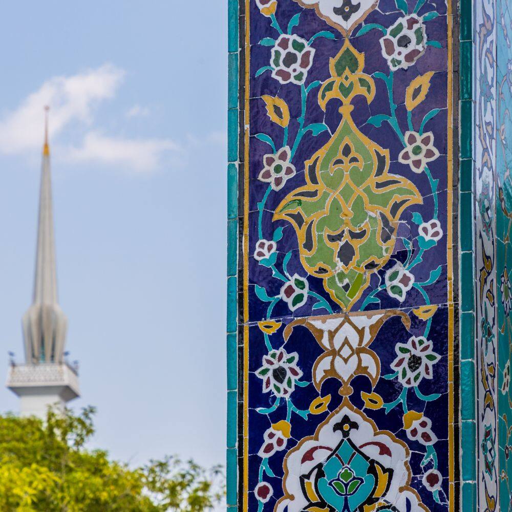 a view of the islamic arts museum in kuala lumpur malaysia 