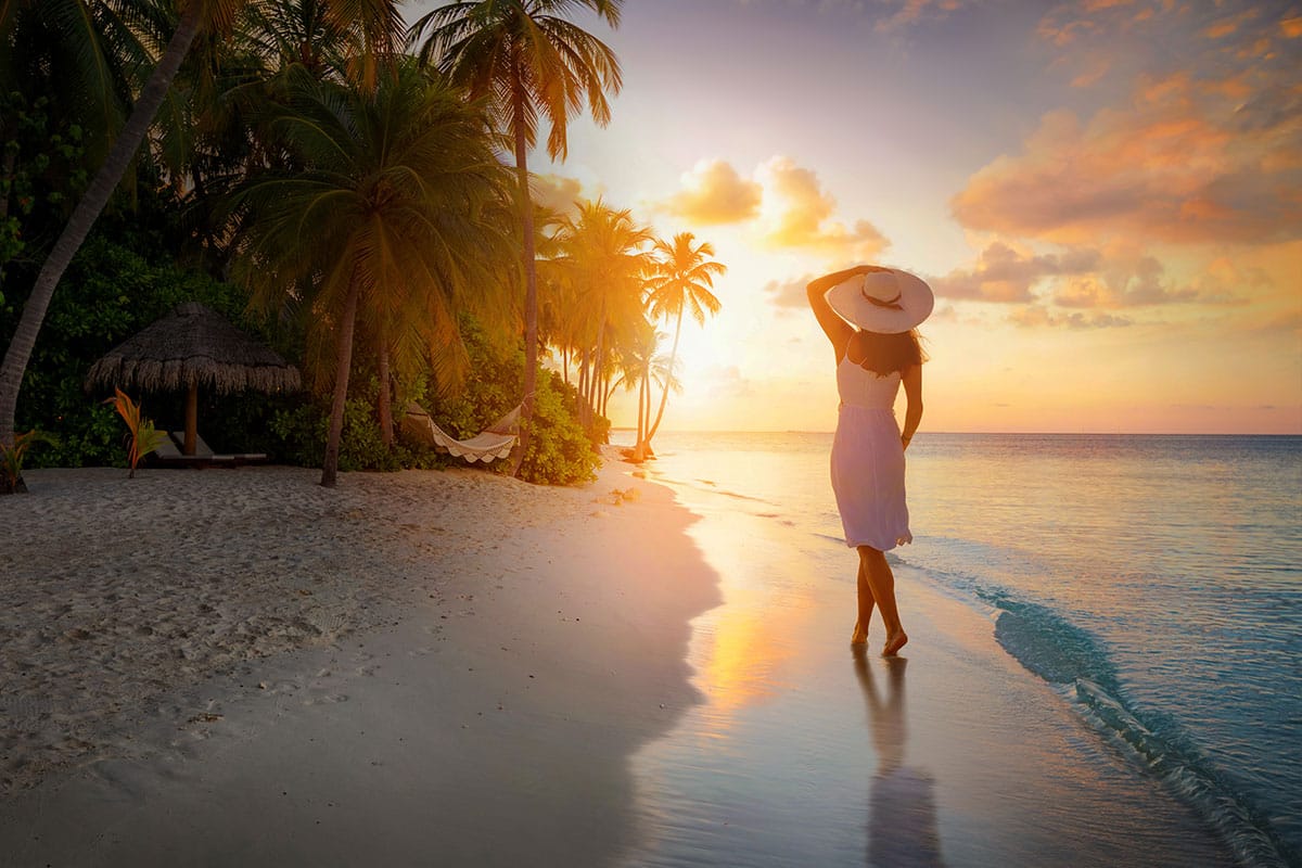 Maldives beach