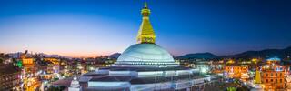 nepal shring at night
