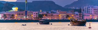 beautiful view of muscat coastline