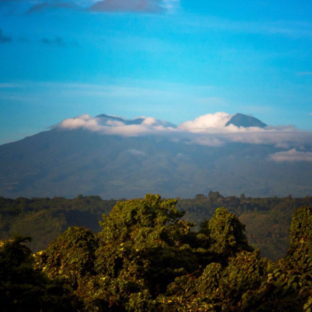mount apo view from brgy amakan buhangin district in davao city philippines