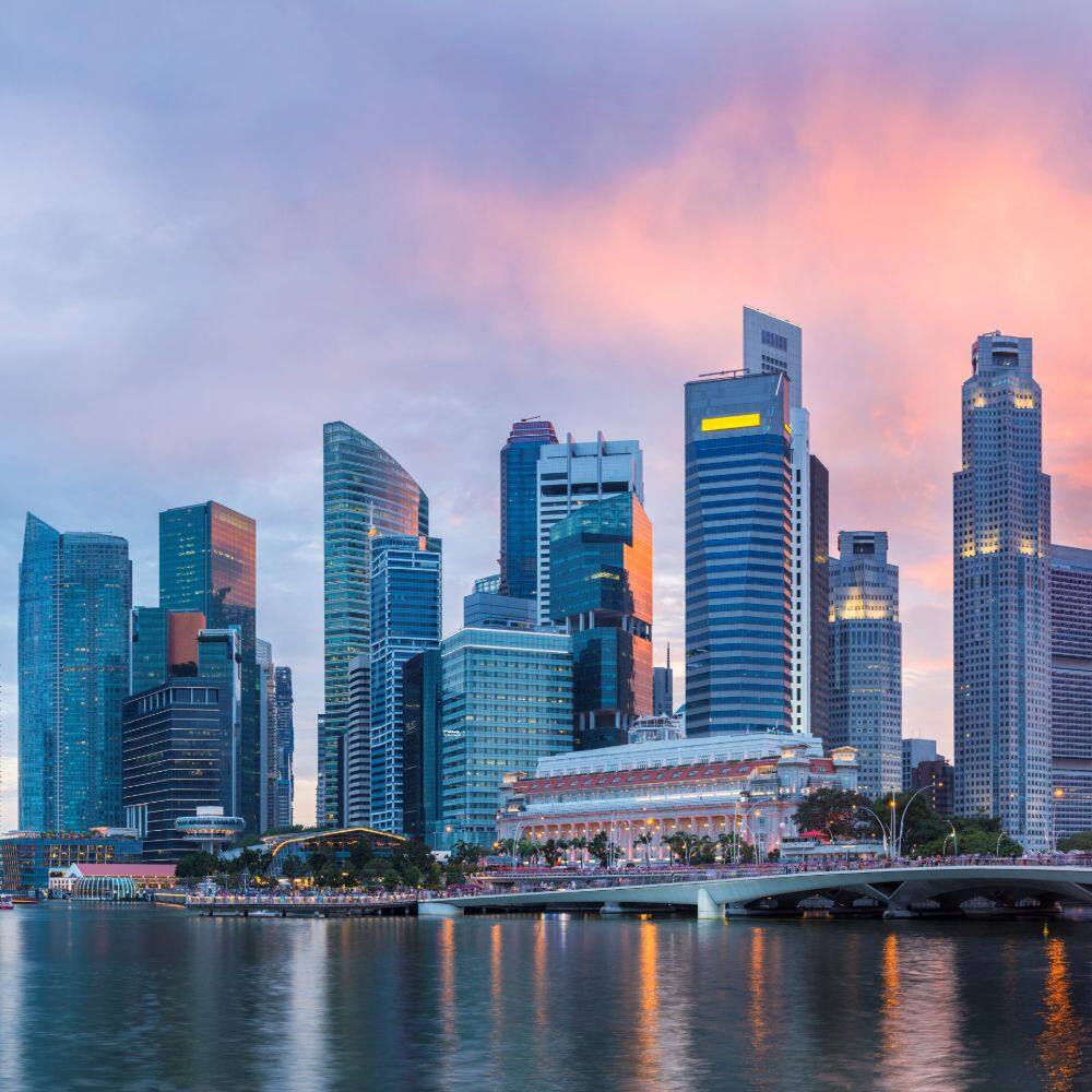 singapore marina skyline 