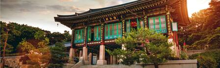 Bongeunsa temple in seoul south korea 