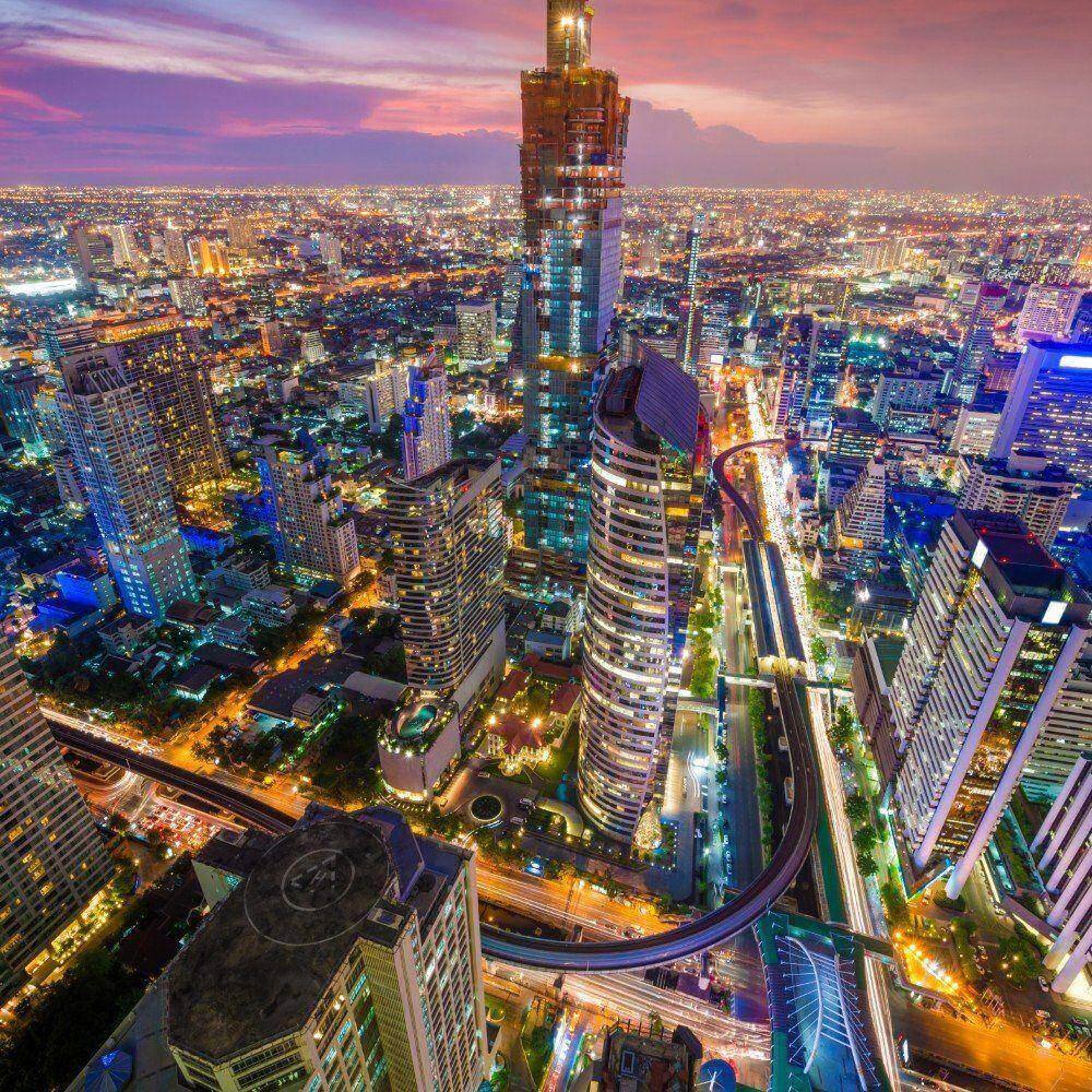 bangkok cityscape thailand  