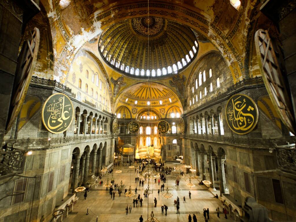 turkey local landmark hagia sophia