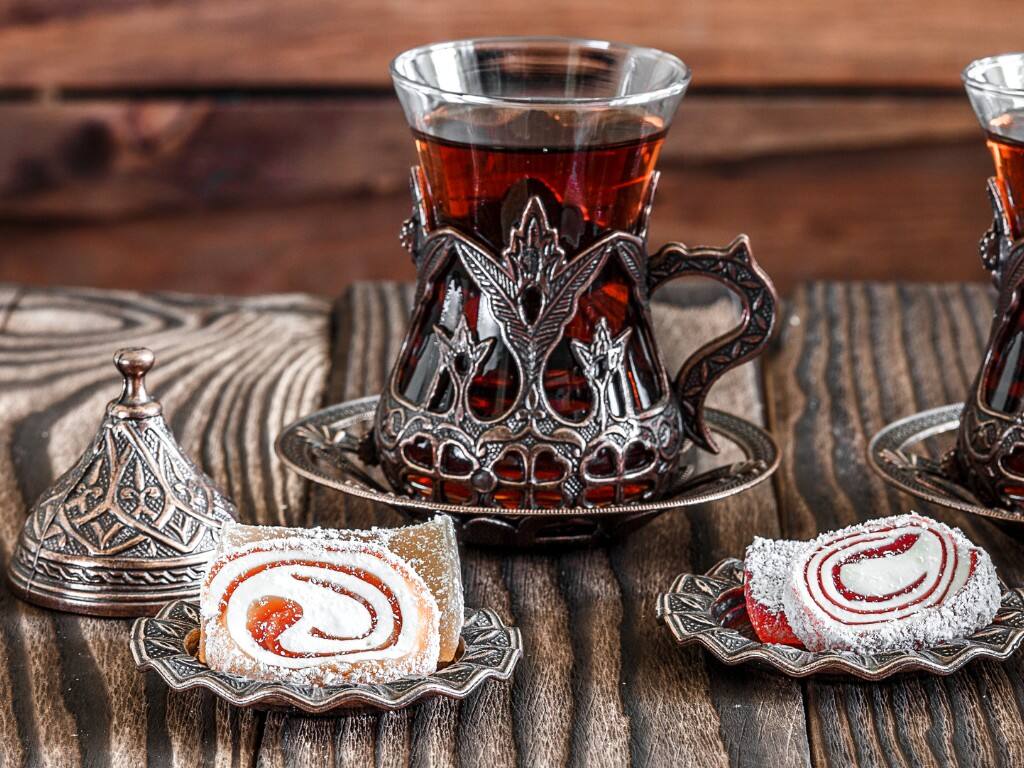 turkish culture with turkish tea