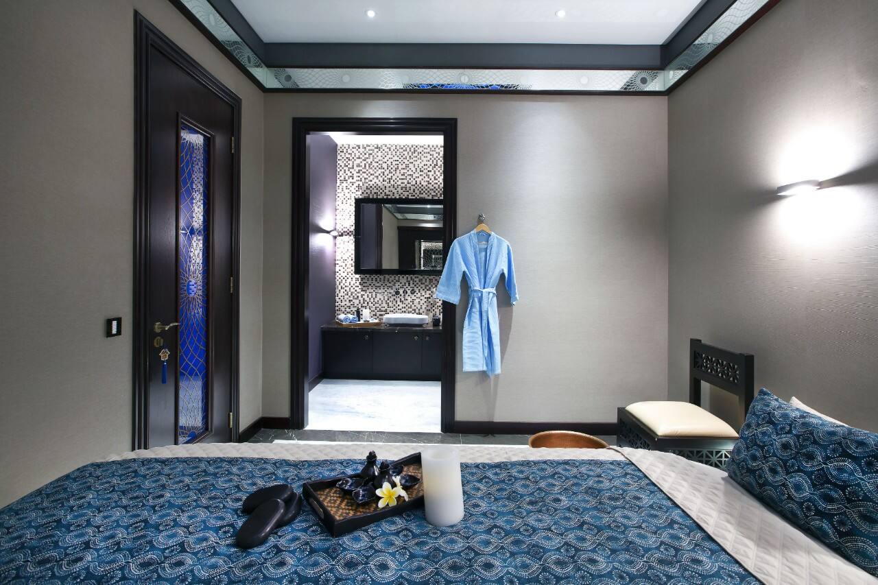 spa facilities at bab al qasr in abu dhabi